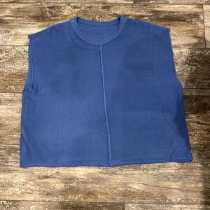 SHEIN Blue Muscle Tee